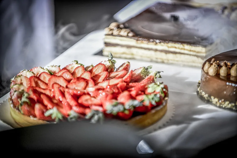 Tarte aux fraises et desserts maison de C le traiteur