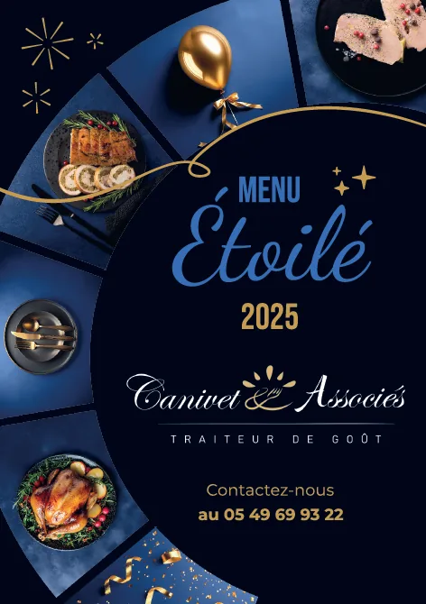 Carte traiteur festive Menu Étoilé de C le traiteur